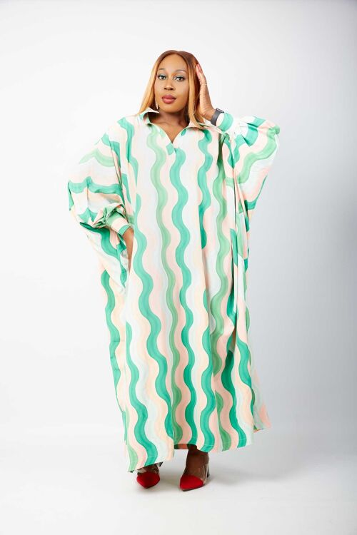 African Inspired Kaftan Boubou Bubu Maxi Dress - Joke