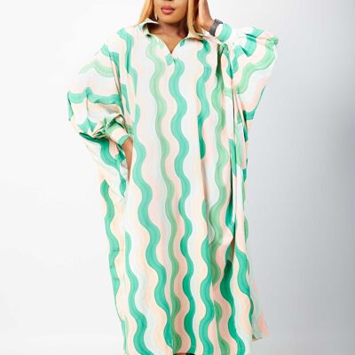 African Inspired Kaftan Boubou Bubu Maxi Dress - Joke