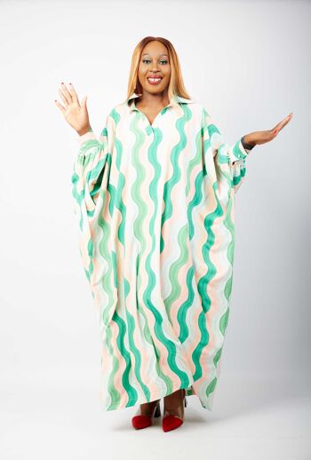 Caftan d'inspiration africaine Boubou Bubu Robe Maxi - Joke 2