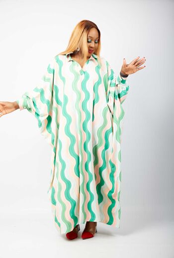 Caftan d'inspiration africaine Boubou Bubu Robe Maxi - Joke 4