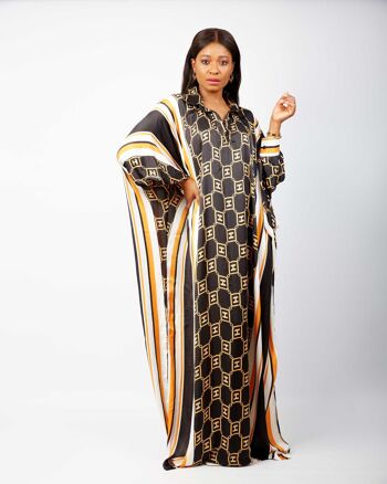 Caftan d'inspiration africaine Boubou Bubu Robe maxi - Deola 5