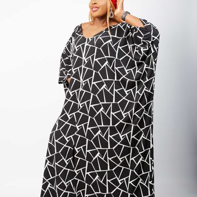 Vestido largo Kaftan Boubou Bubu de inspiración africana otanna
