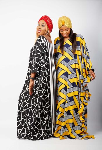 Caftan d'inspiration africaine Boubou Bubu Robe maxi otanna 5