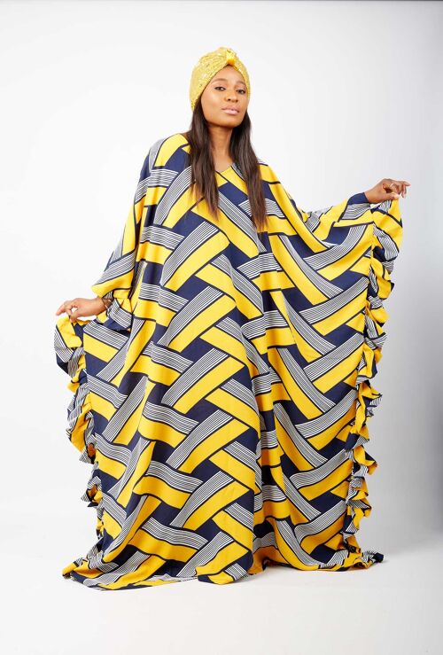 African Inspired Kaftan Boubou Bubu Maxi Dress - Ogee