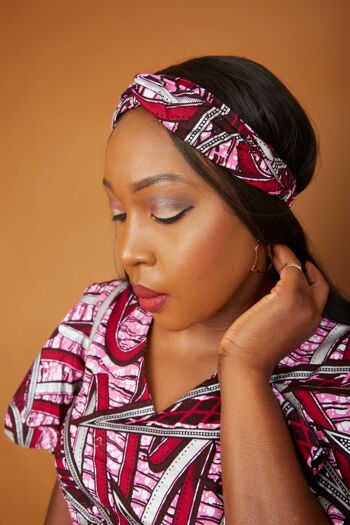 Nouveau dans la robe maxi à imprimé africain Ankara - OlivMia 7