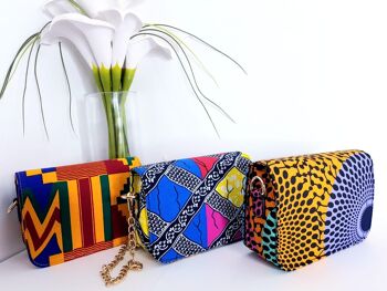 Nouveau dans le sac à bandoulière imprimé Wax Africain Ankara - Kente 2