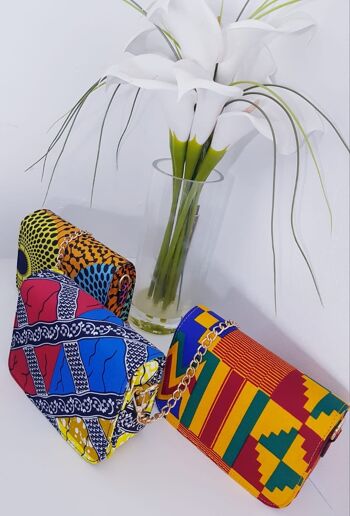 Nouveau dans le sac à bandoulière imprimé Wax Africain Ankara - Kente 4