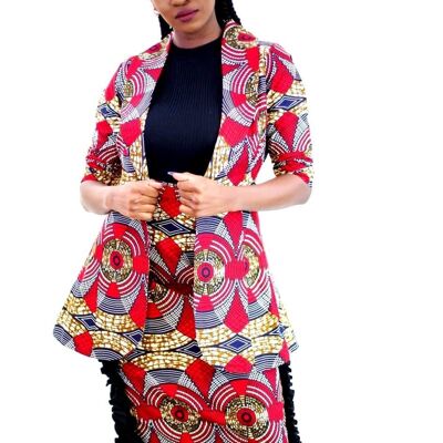 New in African Print Ankara Jacket / Boyfriend Jacket/ outerwear