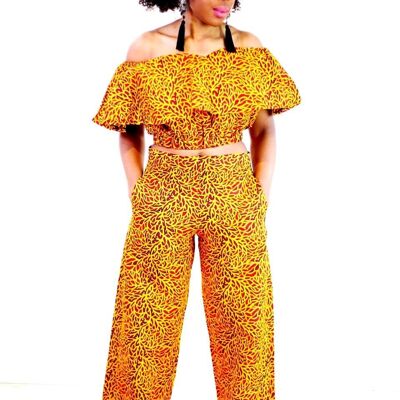 New in 2 piece African Print Ankara Trouser Set