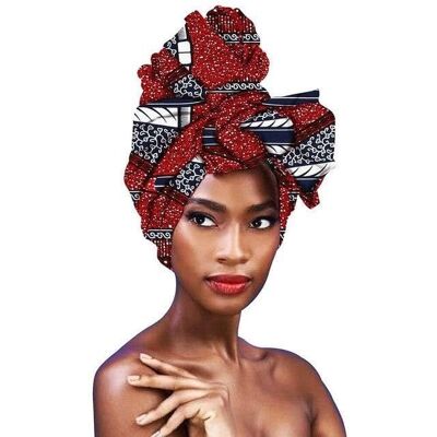 Neu in African Ankara Print Headwraps/Schal - 351j