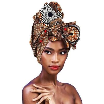 Nuovo in Africa Ankara Print Headwraps/Sciarpa