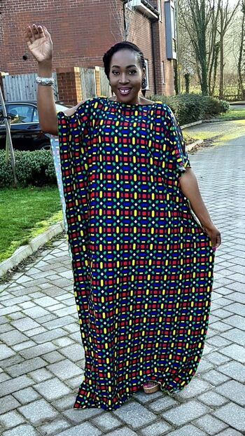Robe Maxi Bubu de Mode Africaine - Taille Unique 4