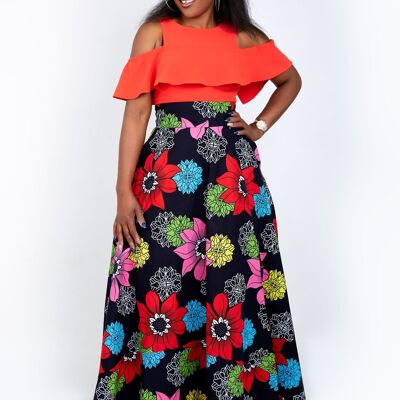 New in - African Print Ankara Maxi Skirts