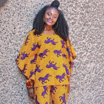 Prêt-à-Porter Haut Ankara Imprimé Africain pour Femme