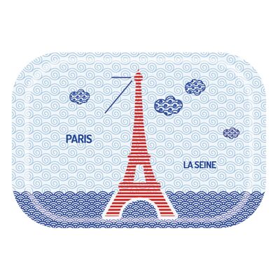 Tablett Die Seine in Paris
