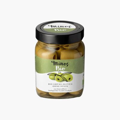 BIO Olives vertes sans noyau 370ml