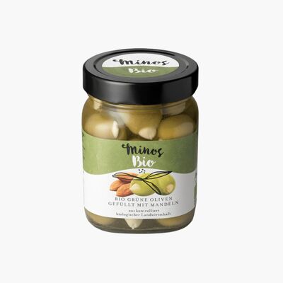 BIO Olives Vertes aux Amandes 370ml