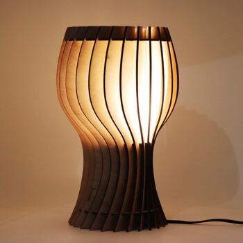 CoolCuts Viinilasilamp Lampe de table en marron 2