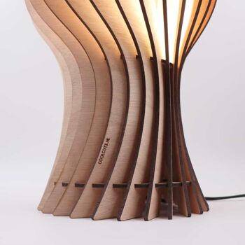 CoolCuts Viinilasilamp Lampe de table en marron 3
