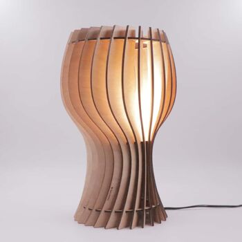 CoolCuts Viinilasilamp Lampe de table en marron 5