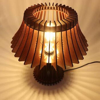 CoolCut SuillusLamp Lampe de table en marron 7