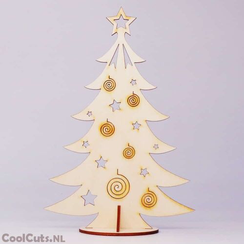 CoolCuts Houten Kerstboom 29cm
