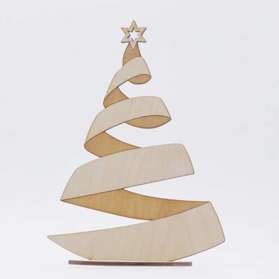 CoolCuts Árbol de Navidad de Madera 24 cm