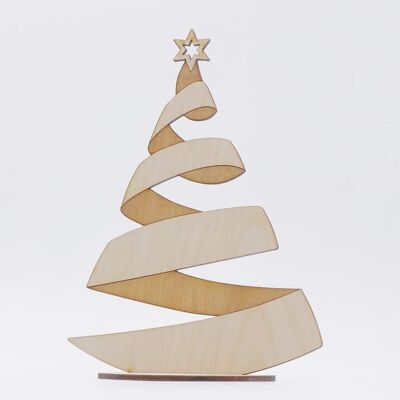 CoolCuts Albero di Natale in legno 24 cm