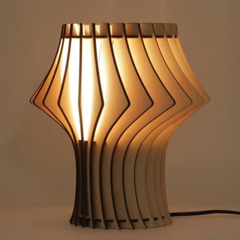 Mini lampe de table SuillusLamp en couleur bois clair 2