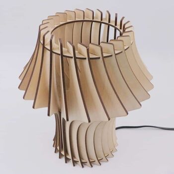 Mini lampe de table SuillusLamp en couleur bois clair 3