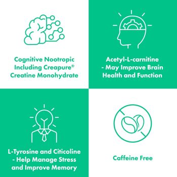 Cognitive Enhance Nootropic - Avec de la caféine 6