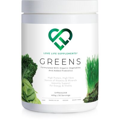 Organic Greens - Unflavoured