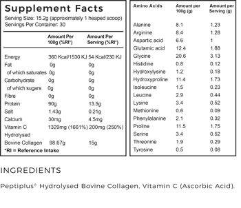 Collagène Bovin Hydrolysé + Vitamine C - Vanille 7
