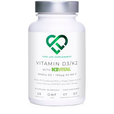 Vitamina D3 + K2 (K2Vital)