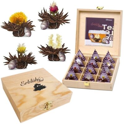 Coffret cadeau en bois Creano Teelini "Thé noir"