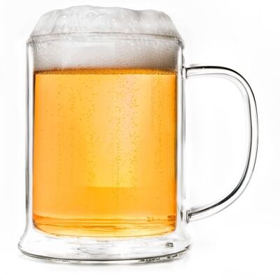 Creano double-walled thermal beer glass | 500ml