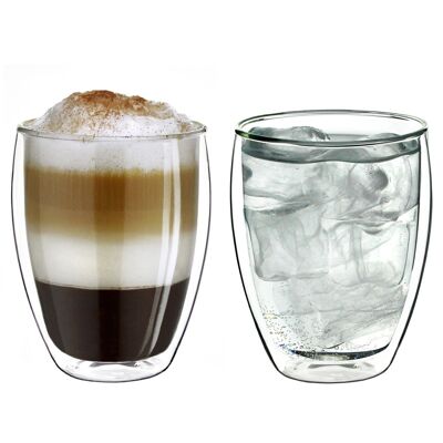 Creano double-walled thermal glass "high" | 250ml - set of 2