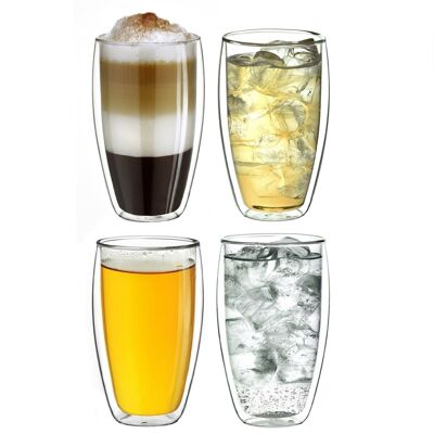 Creano double-walled thermal glass "dg-sh" | 250ml - set of 4