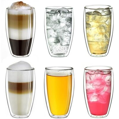 Creano double-walled thermal glass "dg-sh" | 250ml - set of 6
