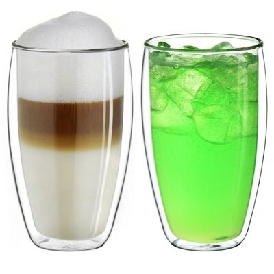 Verre thermique à double paroi Creano "dg-sh" | 400ml - lot de 2