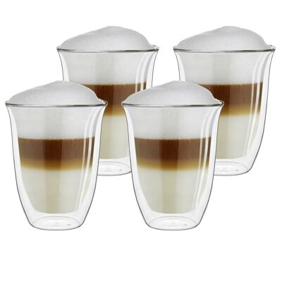 Thermo glass "DG-V" 400ml in a set of 4