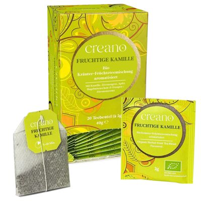 Sachets de thé - tisane bio - camomille fruitée