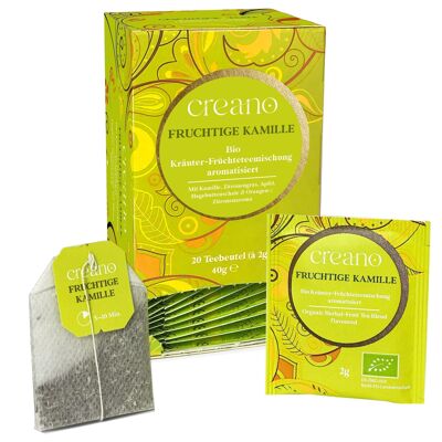 Tea bags - organic herbal tea - fruity chamomile