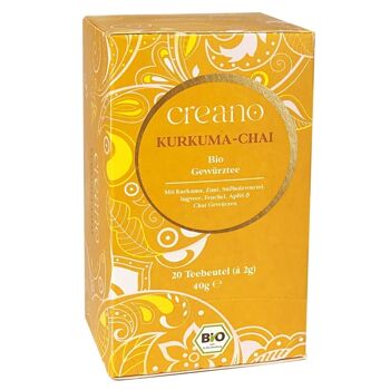 Thé en sachets - tisane bio - chai curcuma 5