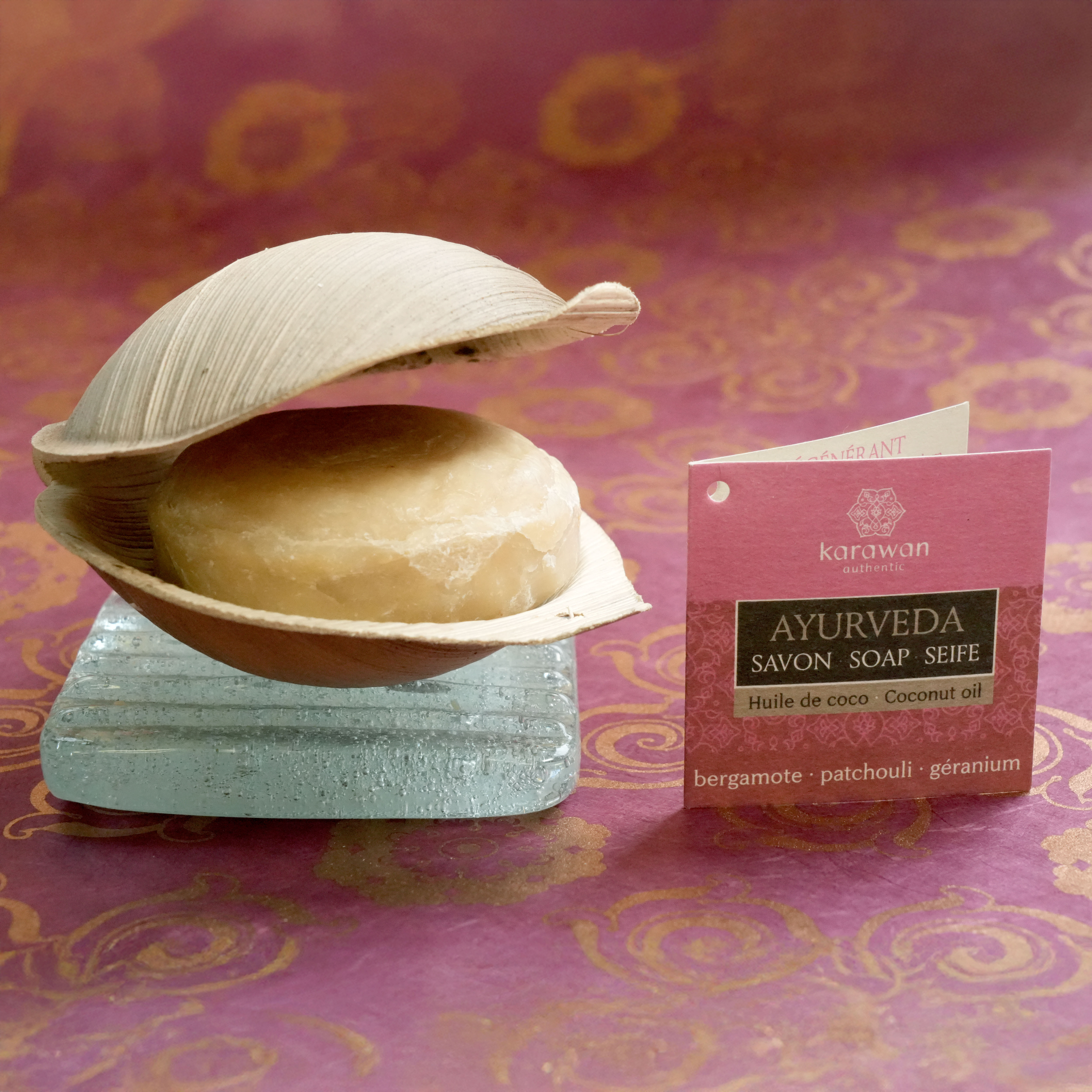 AYURVEDIC SOAP - BERGAMOT - 100G - SOLD IN PACKS OF 24