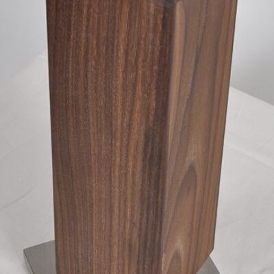 Magnetic knife block American. nut construction