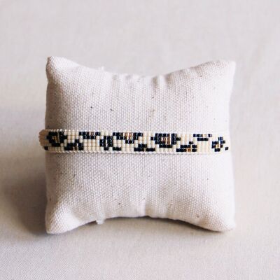 Weaving bracelet leopard