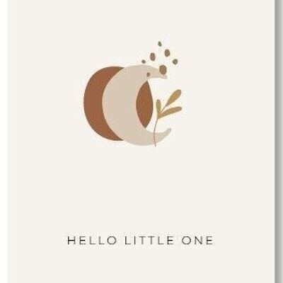 Greeting Card | hello little one boho