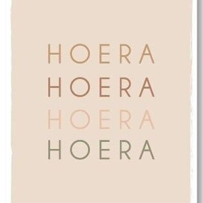 tarjeta de felicitación | Hoera