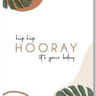 Greeting Card | Hip hooray it's you bday